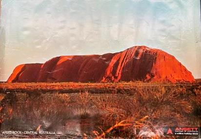 (image for) POSTER: "Ayers Rock - Central Australia"