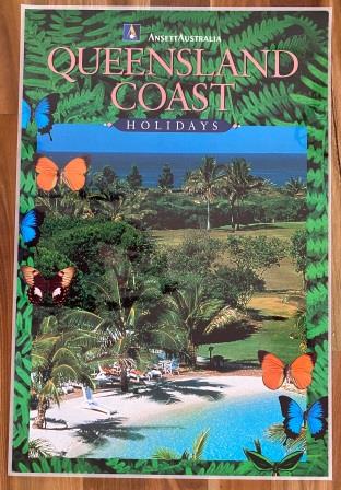 (image for) HOLIDAY POSTER: "Queensland Coast" - Click Image to Close