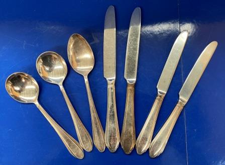 (image for) FIRST CLASS SILVER CUTLERY (36 Pieces) - Click Image to Close