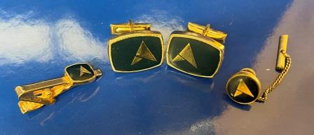 (image for) CUFF LINKS & SET: "Delta Logo" - Click Image to Close