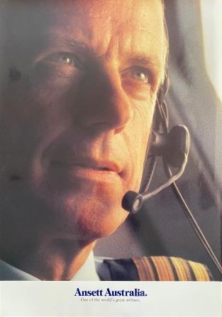 (image for) POSTER: "Ansett Australia. Pilot"