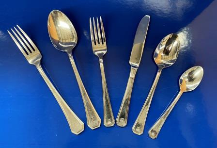 (image for) ANSETT AUSTRALIA FIRST CLASS CUTLERY SET - 6 pieces - Click Image to Close