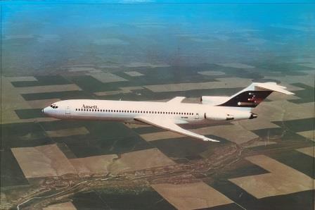 (image for) AIRCRAFT POSTER - BOEING B727-200: "Laminated / Blockmounted"