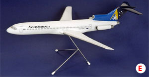 (image for) BOEING B727-200 ("GOLD A " LIVERY) SCALE 1:100 - Click Image to Close