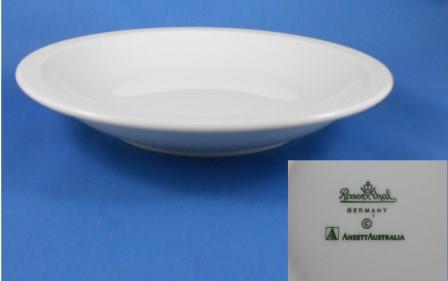 (image for) ANSETT AUSTRALIA WHITE CHINA BOWLS -178mm (Set of 6)