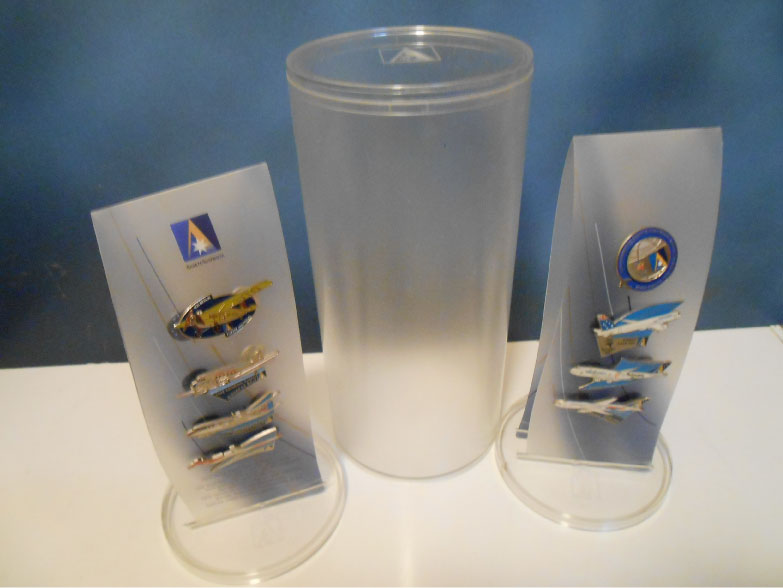 SYDNEY 2000 OLYMPIC HISTORICAL AIRCRAFT PIN CANISTER SET (image for) SYDNEY 2000 OLYMPIC HISTORICAL AIRCRAFT PIN CANISTER SET