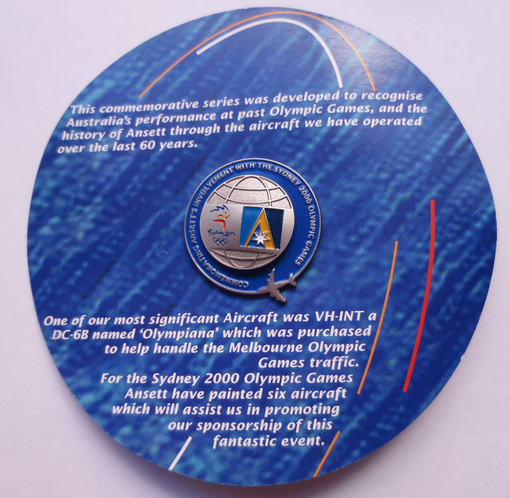 OLYMPIC HISTORICAL AIRCRAFT PIN - COMMEMORATIVE PIN (image for) OLYMPIC HISTORICAL AIRCRAFT PIN - COMMEMORATIVE PIN
