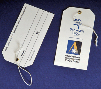 OLYMPIC BAGGAGE TAG